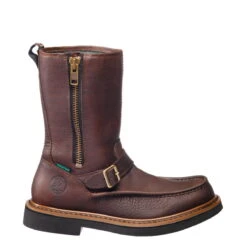 Georgia Mens Copper Kettle Leather Wellington Waterproof Work Boots 15 Georgia Mens Copper Kettle Leather Wellington Waterproof Work Boots -Cross country G4124 profile square