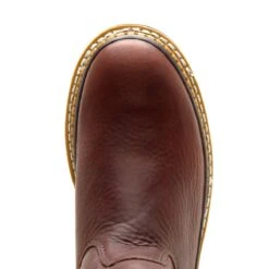 Georgia Giant Mens Soggy Brown Leather Wellington Pull On Work Boots -Cross country G4274 birdseye square 2e77c17a acf7 4b32 9a47 6a00d3774231