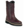 Georgia Giant Mens Soggy Brown Leather Wellington Steel Toe Work Boots -Cross country G4374 square f88be4ac 97fb 4991 a3f5 2d5f687299af