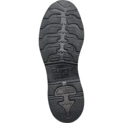 Georgia Mens Brown Leather Steel Toe Pull On Ranch Work Boots -Cross country G4673 outsole square 1eb1a224 4c19 4424 b86e 49d3069170c4