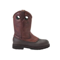 Georgia MudDog Mens Soggy Brown Leather Steel Toe CC Pull-On Work Boots -Cross country G5655 profile square 6a3be469 961f 45c1 b6dd 6c4579382eb1