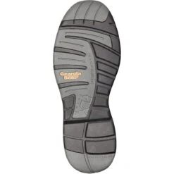 Georgia FlxPoint Mens Brown Leather Waterproof Comfort Work Boots -Cross country G6544 outsole square 41aafed1 9f25 4395 84c0 3875c7266afa