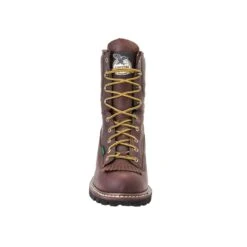 Georgia Mens Chocolate Leather Waterproof EH Logger Boots 14 Georgia Mens Chocolate Leather Waterproof EH Logger Boots -Cross country G7113 front square bef5113a 7199 4a1f bfea da8aa5dd0c70