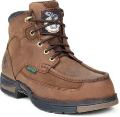 Georgia Mens Brown Leather Athens WP EH Work Boots -Cross country G7403 904f4310 69dd 42cd a3b4 06c0d6c0cae9