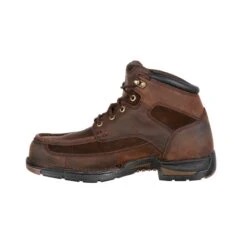 Georgia Mens Brown Leather Athens WP EH Work Boots -Cross country G7403 instep profile 8a22ac94 fcfb 4933 9d37 a3faeaa0f6ae
