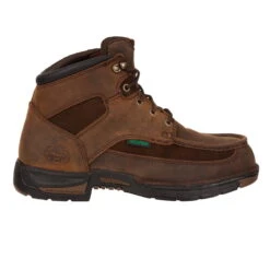 Georgia Athens Mens Brown Suede Leather Steel Toe Waterproof Work Boots -Cross country G7603 profile square 8beeea38 5b5b 4518 bf66 b445bb490e26