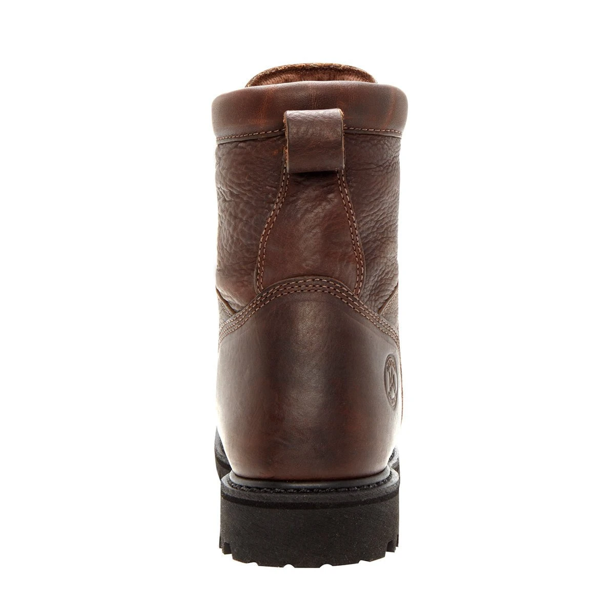 Georgia Mens Chocolate Leather Steel Toe WP Low Heel Logger Work Boots 4 Georgia Mens Chocolate Leather Steel Toe WP Low Heel Logger Work Boots - Image 2