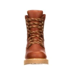 Georgia Mens Barracuda Gold Leather SPR ST EH Work Boots -Cross country G8342 front square 0c54e4c1 5caa 4004 b481 b543be8b6c35