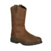 Georgia Mens Brown Leather Waterproof Welly Work Boots 1 Georgia Mens Brown Leather Waterproof Welly Work Boots -Cross country GB00085 square