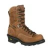 Georgia Mens Brown Leather Core WP CT Logger Boots -Cross country GB00097