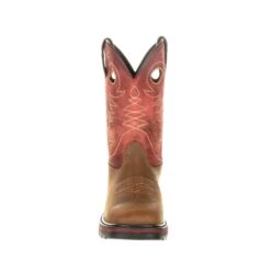 Georgia Mens Brown/Red Leather SPR WP CarboTec Work Boots 12 Georgia Mens Brown/Red Leather SPR WP CarboTec Work Boots -Cross country GB00221 front