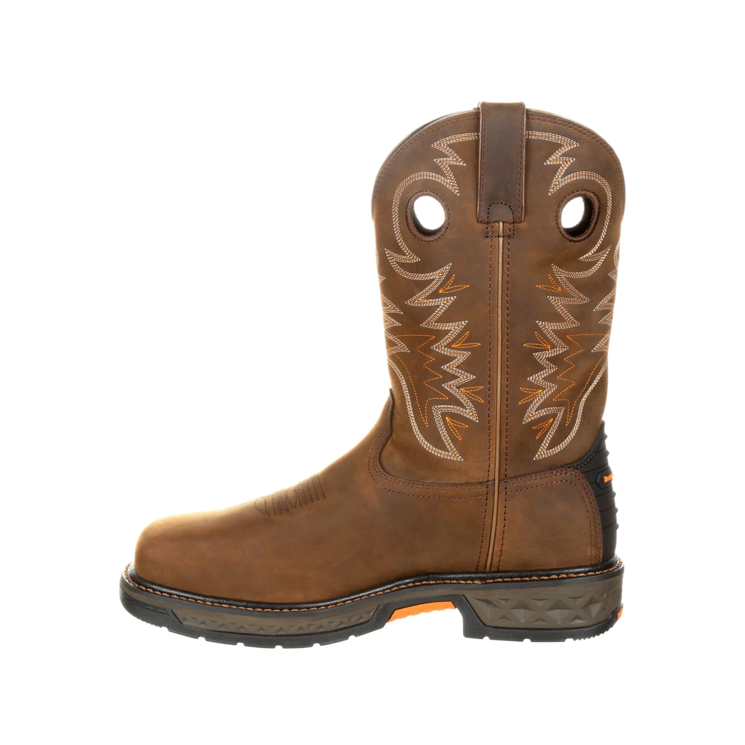 Georgia Mens Brown Leather CarboTec Pullon AT Work Boots 7 Georgia Mens Brown Leather CarboTec Pullon AT Work Boots - Image 5