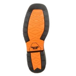 Georgia Mens Brown Leather CarboTec Pullon AT Work Boots 14 Georgia Mens Brown Leather CarboTec Pullon AT Work Boots -Cross country GB00224 outsole