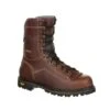 Georgia Mens Brown Leather SPR WP AMP Low Logger Boots 2 Georgia Mens Brown Leather SPR WP AMP Low Logger Boots -Cross country GB00237