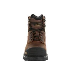 Georgia Mens Black/Brown Leather Rumbler CT WP Work Boots -Cross country GB00284 front