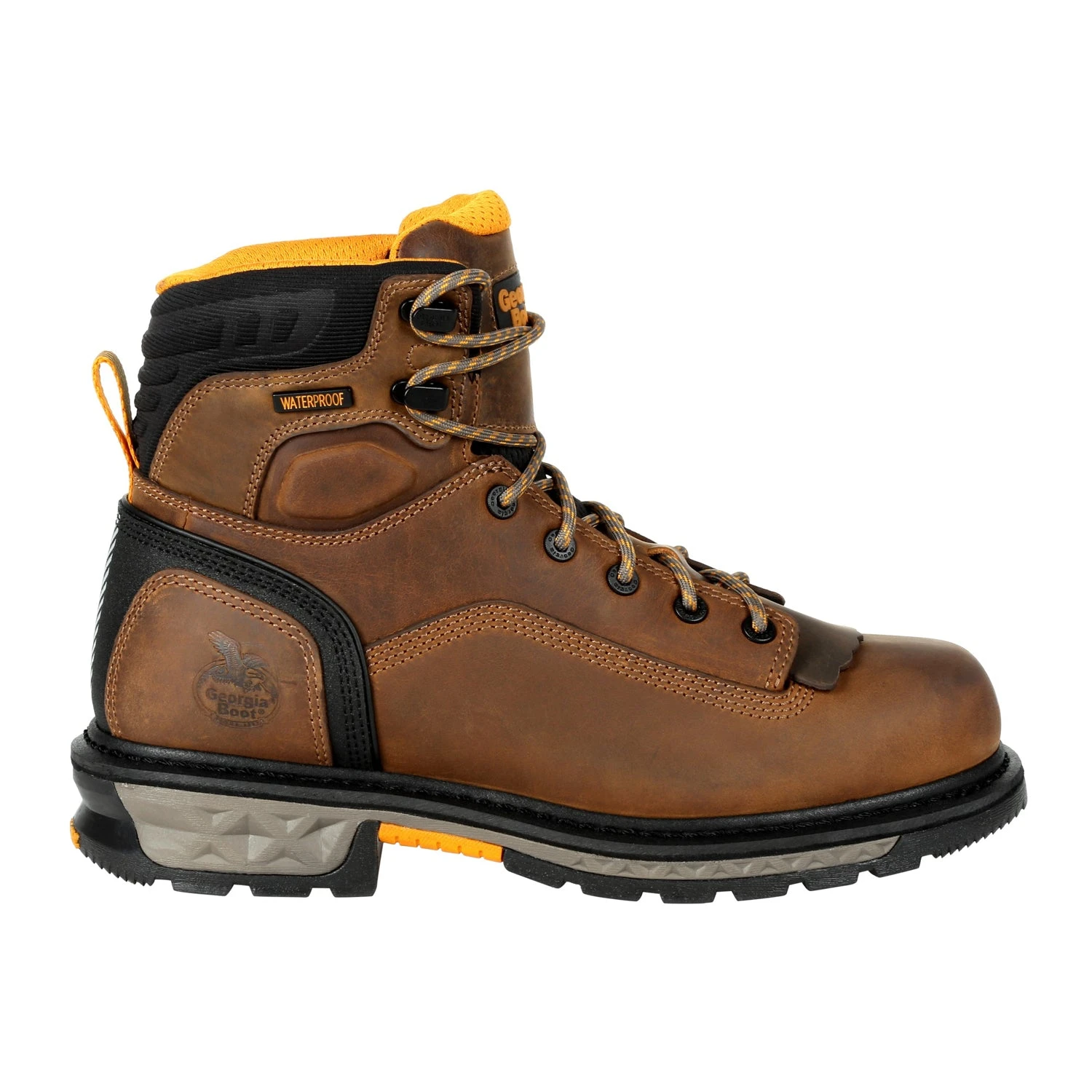 Georgia Mens Black/Brown Leather CarboTec CT WP Work Boots 9 Georgia Mens Black/Brown Leather CarboTec CT WP Work Boots - Image 7