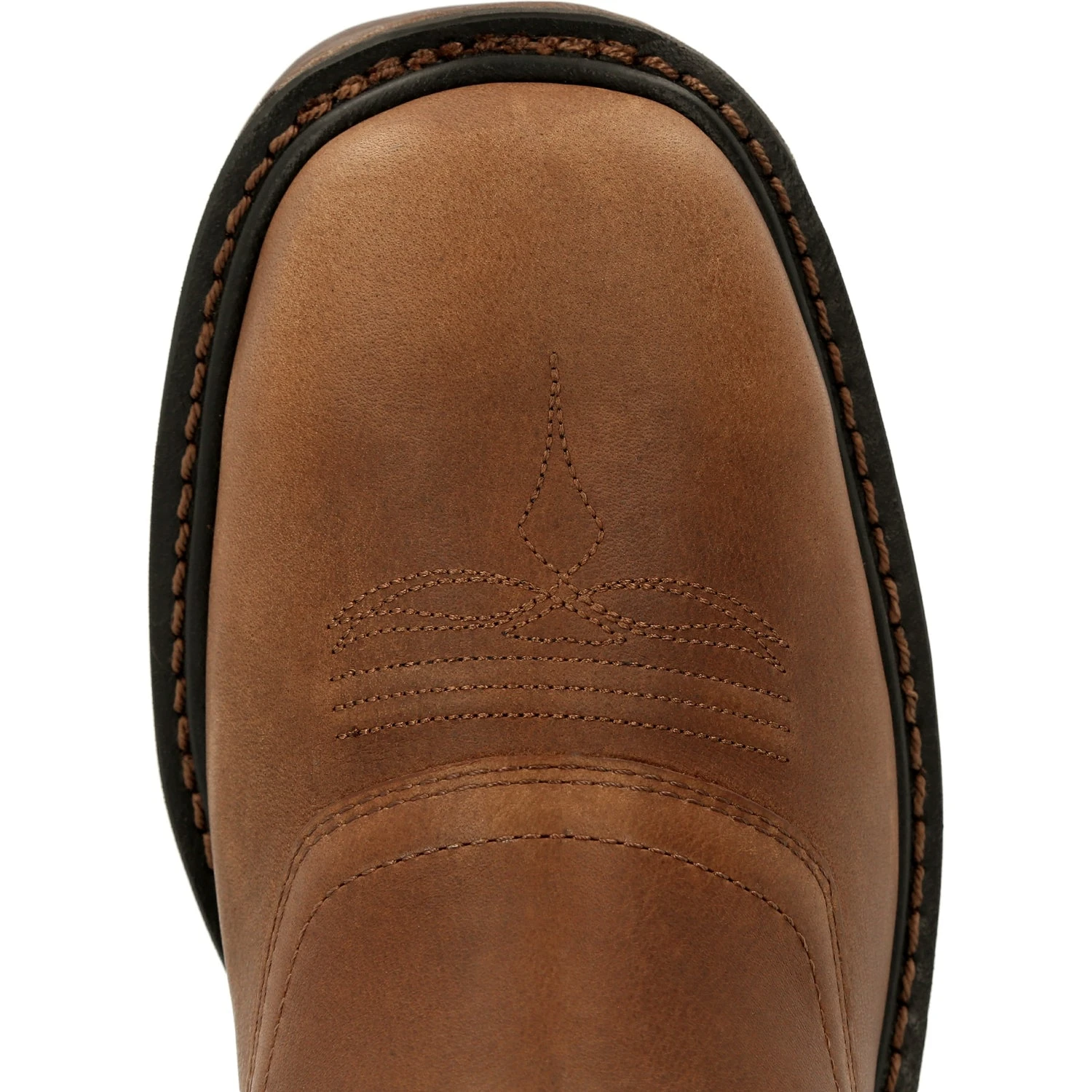 Georgia Mens Carbo-Tec LT WP Chelsea Brown Leather Work Boots 5 Georgia Mens Carbo-Tec LT WP Chelsea Brown Leather Work Boots - Image 3