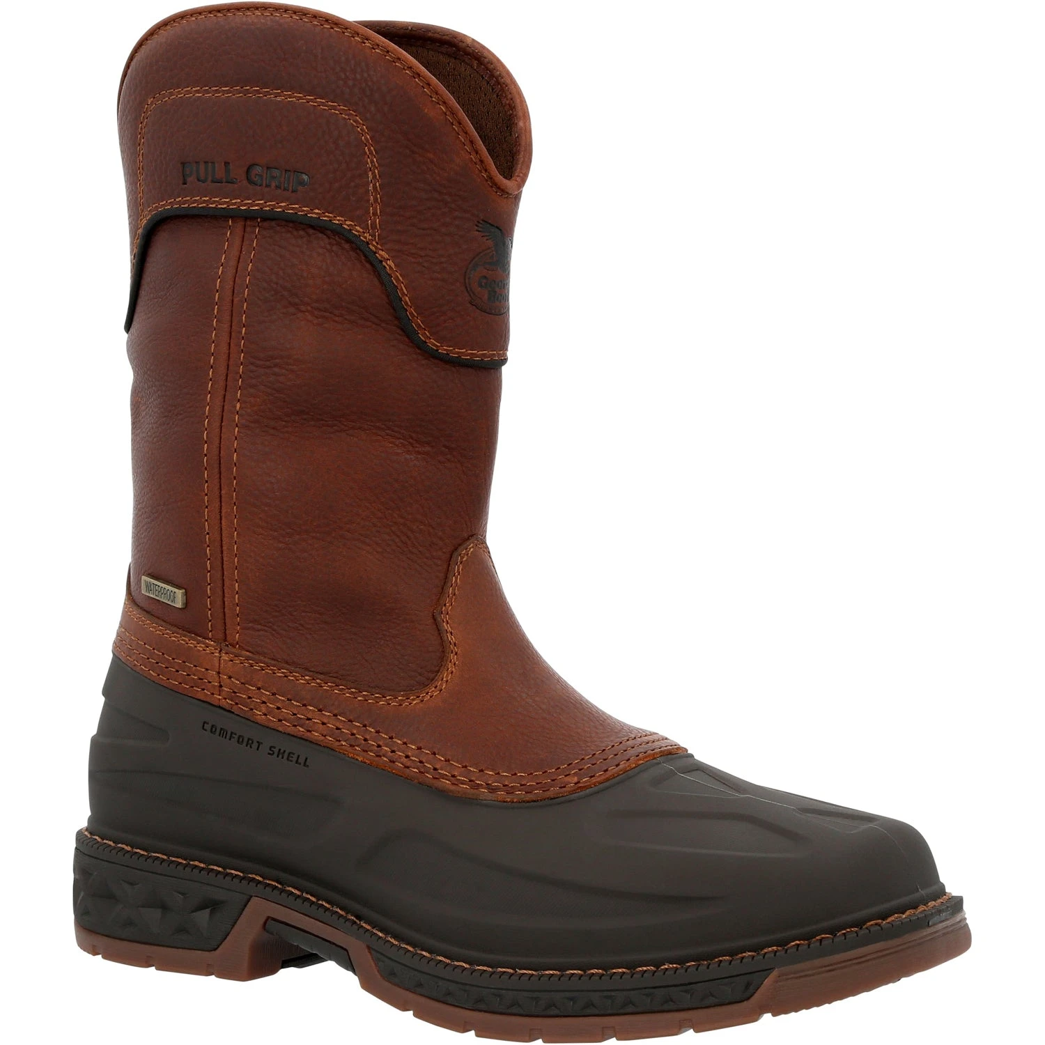 Georgia Mens Carbo-Tec LTR WP ST Brown Leather Work Boots 3 Georgia Mens Carbo-Tec LTR WP ST Brown Leather Work Boots