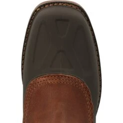 Georgia Mens Carbo-Tec LTR WP ST Brown Leather Work Boots 11 Georgia Mens Carbo-Tec LTR WP ST Brown Leather Work Boots -Cross country GB00471 birdseye