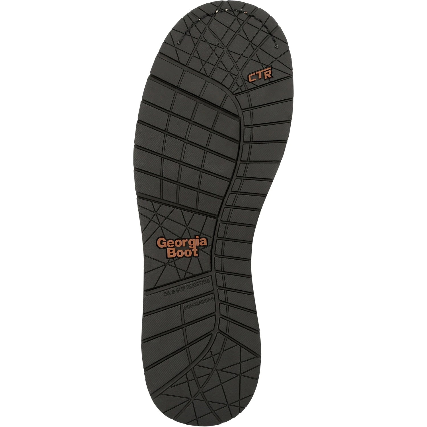 Georgia Mens AMP LT Wedge WP Black Leather Work Boots 8 Georgia Mens AMP LT Wedge WP Black Leather Work Boots - Image 6