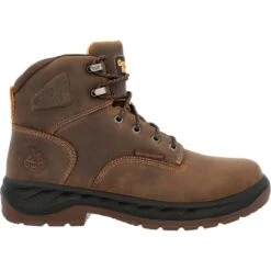 Georgia Mens OT Waterproof AT Brown Leather Work Boots -Cross country GB00522 profile
