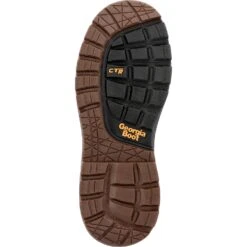 Georgia Mens OT Waterproof Hiker Brown Leather Work Boots -Cross country GB00524 outsole