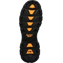 Georgia Mens TBD Waterproof Brown Leather Work Boots -Cross country GB00596 outsole