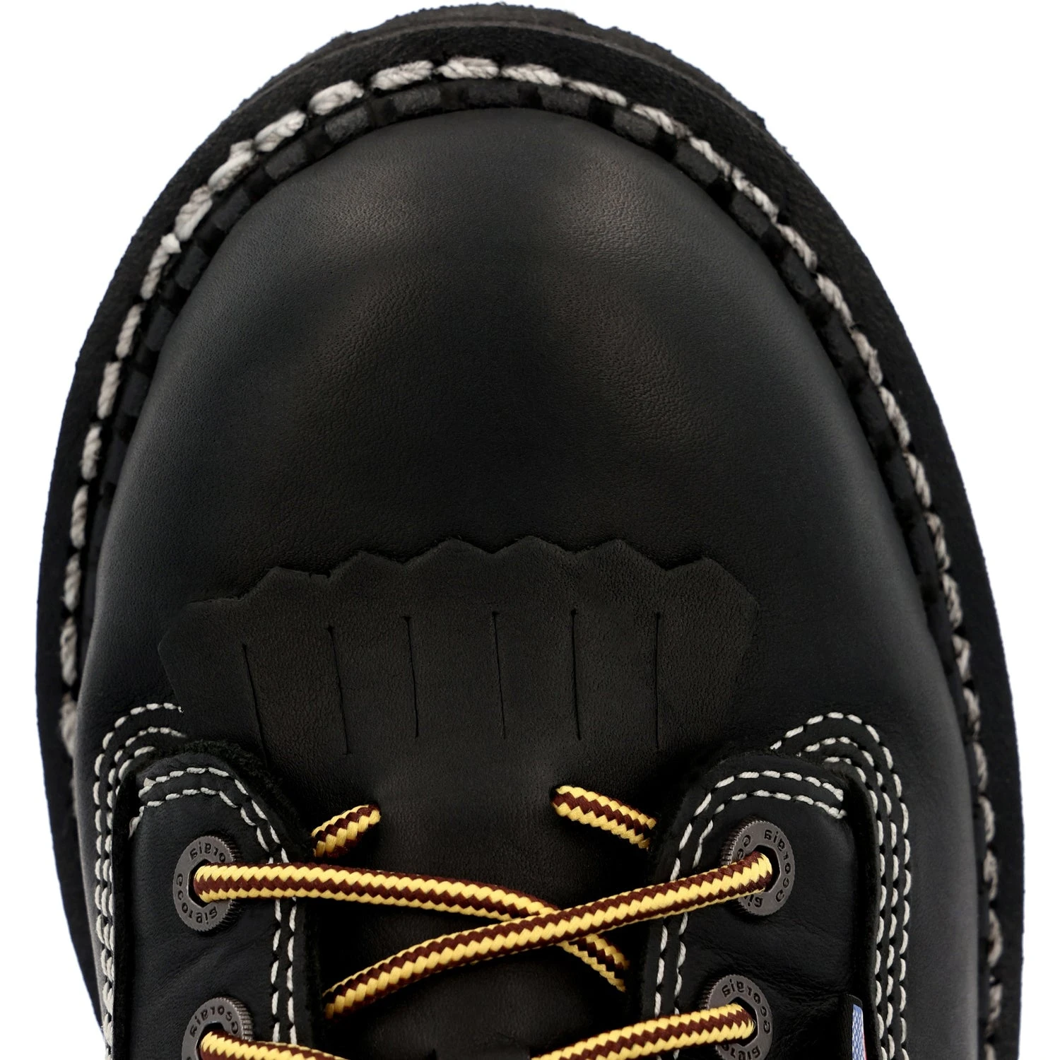 Georgia Mens USA Logger WP Black Leather Work Boots 5 Georgia Mens USA Logger WP Black Leather Work Boots - Image 3