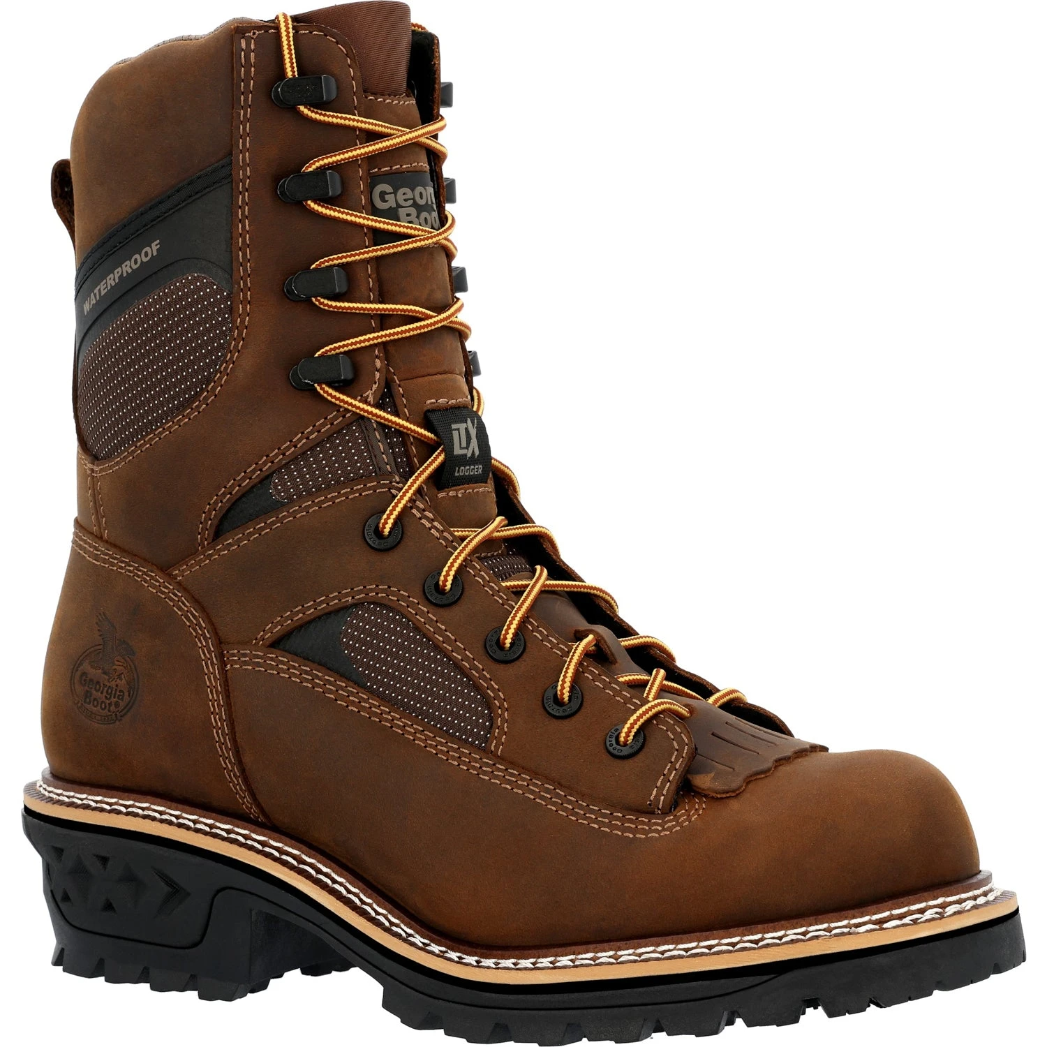 Georgia Mens LTX Logger WP CT Crazy Horse Leather Work Boots 3 Georgia Mens LTX Logger WP CT Crazy Horse Leather Work Boots