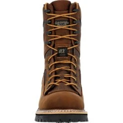 Georgia Mens LTX Logger WP CT Crazy Horse Leather Work Boots 12 Georgia Mens LTX Logger WP CT Crazy Horse Leather Work Boots -Cross country GB00617 front