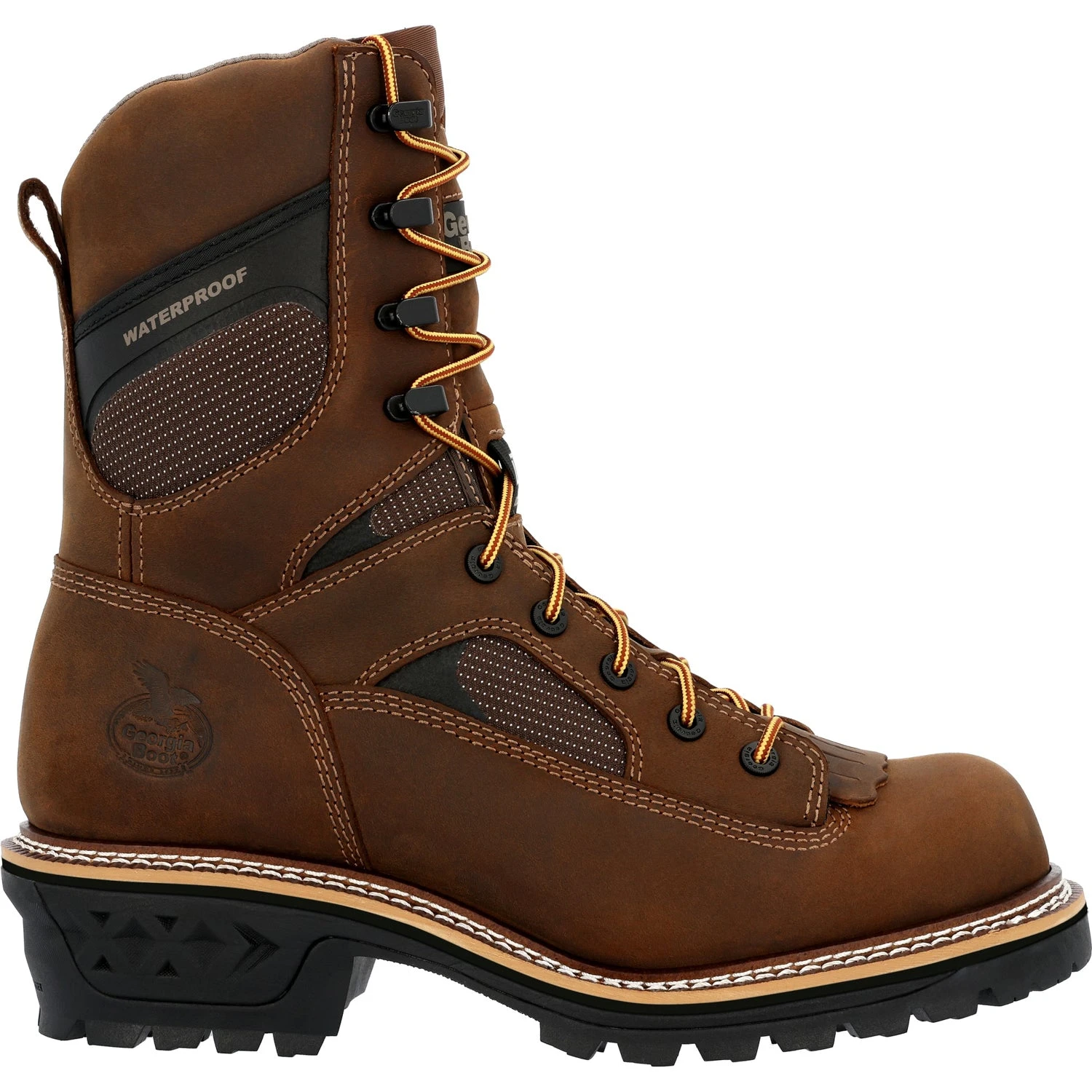 Georgia Mens LTX Logger WP CT Crazy Horse Leather Work Boots 9 Georgia Mens LTX Logger WP CT Crazy Horse Leather Work Boots - Image 7