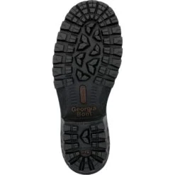 Georgia Mens LTX Logger WP Black Leather Work Boots 14 Georgia Mens LTX Logger WP Black Leather Work Boots -Cross country GB00618 outsole