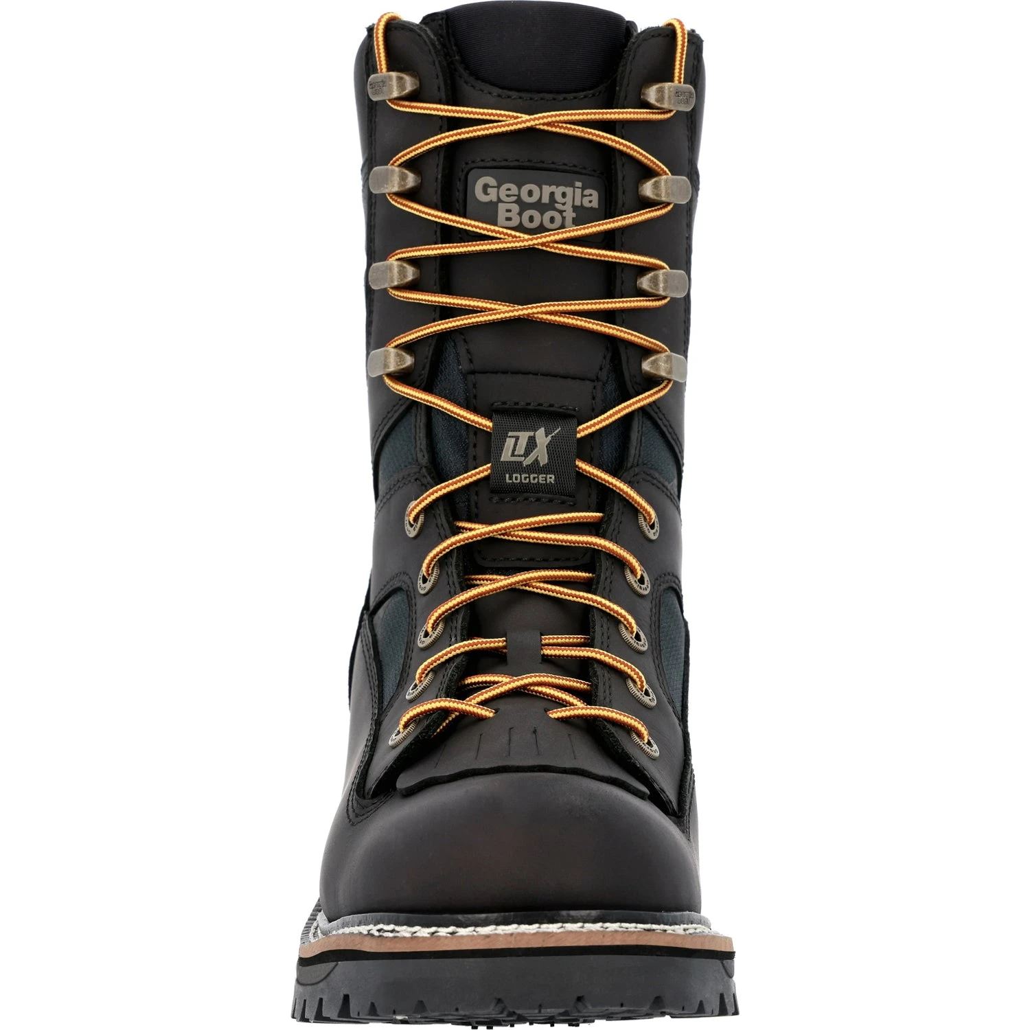 Georgia Mens LTX Logger WP CT Black Leather Work Boots 6 Georgia Mens LTX Logger WP CT Black Leather Work Boots - Image 4