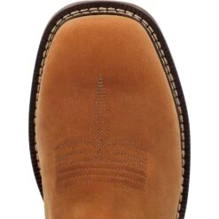 Georgia Mens Carbo-Tec FLX WP AT Brown Leather 11in Work Boots -Cross country GB00621 birdseye