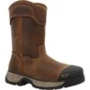 Georgia Mens 10in Durablend Edge WP AT Brown Leather Work Boots -Cross country GB00664