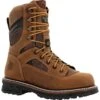 Georgia Mens LTX Logger 9in WP Brown Leather Work Boots -Cross country GB00668