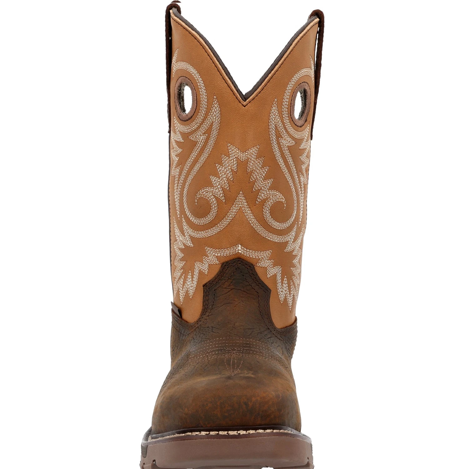 Georgia Mens CarboTec FLX 11in WP Brown/Orange Leather Work Boots 6 Georgia Mens CarboTec FLX 11in WP Brown/Orange Leather Work Boots - Image 4