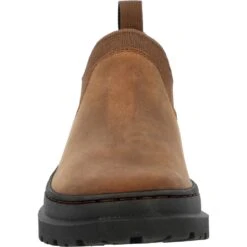 Georgia Womens Romeo Superlyte Brown Leather Work Boots -Cross country GB00677 front