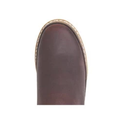 Georgia Mens Soggy Brown Leather Romeo Work Loafers Slip-On Boots -Cross country GR262 birdseye square ec6922c2 f130 4aca 9ac7 c764b415d8ac