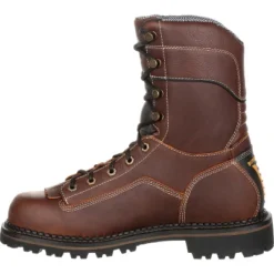 Men's Georgia Boot AMP LT Logger Low Heel Waterproof Work Boot -Cross country GUEST 089ebeb2 a58f 4afa aacc 1958cc0d2f04