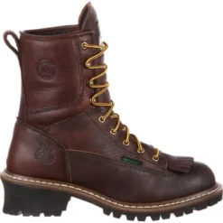 Men's Brown Georgia Boot Steel Toe Waterproof Logger Boot Size 7 -Cross country GUEST 0b6d4a21 0dec 4fc6 b4a3 27aa67aba03d