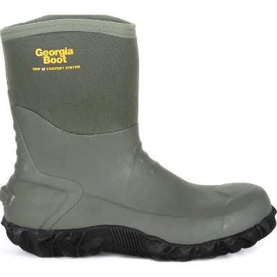 Men's Green Georgia Boot Waterproof Mid Rubber Boot Size 9 8 Men's Green Georgia Boot Waterproof Mid Rubber Boot Size 9 - Image 6