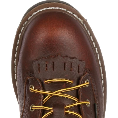 Men's Brown Georgia Boot Steel Toe Waterproof Lace-To-Toe Work Boot Size 8.5 7 Men's Brown Georgia Boot Steel Toe Waterproof Lace-To-Toe Work Boot Size 8.5 - Image 5