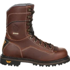 Men's Georgia Boot AMP LT Logger Low Heel Waterproof Work Boot -Cross country GUEST 2cd3cd9a b6c6 4288 b37b 261c8f1b1fad