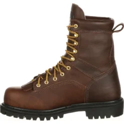 Men's Brown Georgia Boot Lace-to-Toe Steel Toe Waterproof Work Boot Size 12(Wide) -Cross country GUEST 2fa5a0d7 806e 48c5 9311 ae60bc918b42