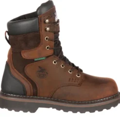 Men's Brown Georgia Boot Brookville Steel Toe Waterproof Work Boot Size 12 -Cross country GUEST 32a33704 2e45 474f bd43 fc313c17b3fb