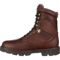 Men's Brown Georgia Boot Homeland Steel Toe Waterproof Work Boot Size 10.5 -Cross country GUEST 49215359 341a 479a 81ad a7a94c0d0b24