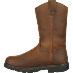Men's Brown Georgia Boot Suspension System Waterproof Wellington Work Boot Size 10.5(Wide) -Cross country GUEST 497b9276 e8a5 4db1 b47d 18b176d1babf