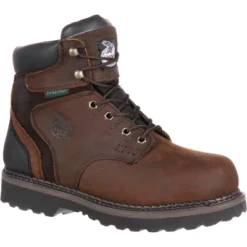 Men's Brown Georgia Boot Brookville Steel Toe Waterproof Work Boot Size 10.5 -Cross country GUEST 66564d03 e454 4eb3 9168 81d8742fc559