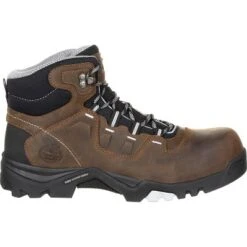 Men's Brown Georgia Boot Amplitude Composite Toe Waterproof Work Boot Size 8 -Cross country GUEST 6b226195 0513 4a16 aa20 7e6439dc59b1 1
